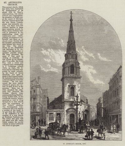 Iglesia de St Antholin, Ciudad de Frank Watkins